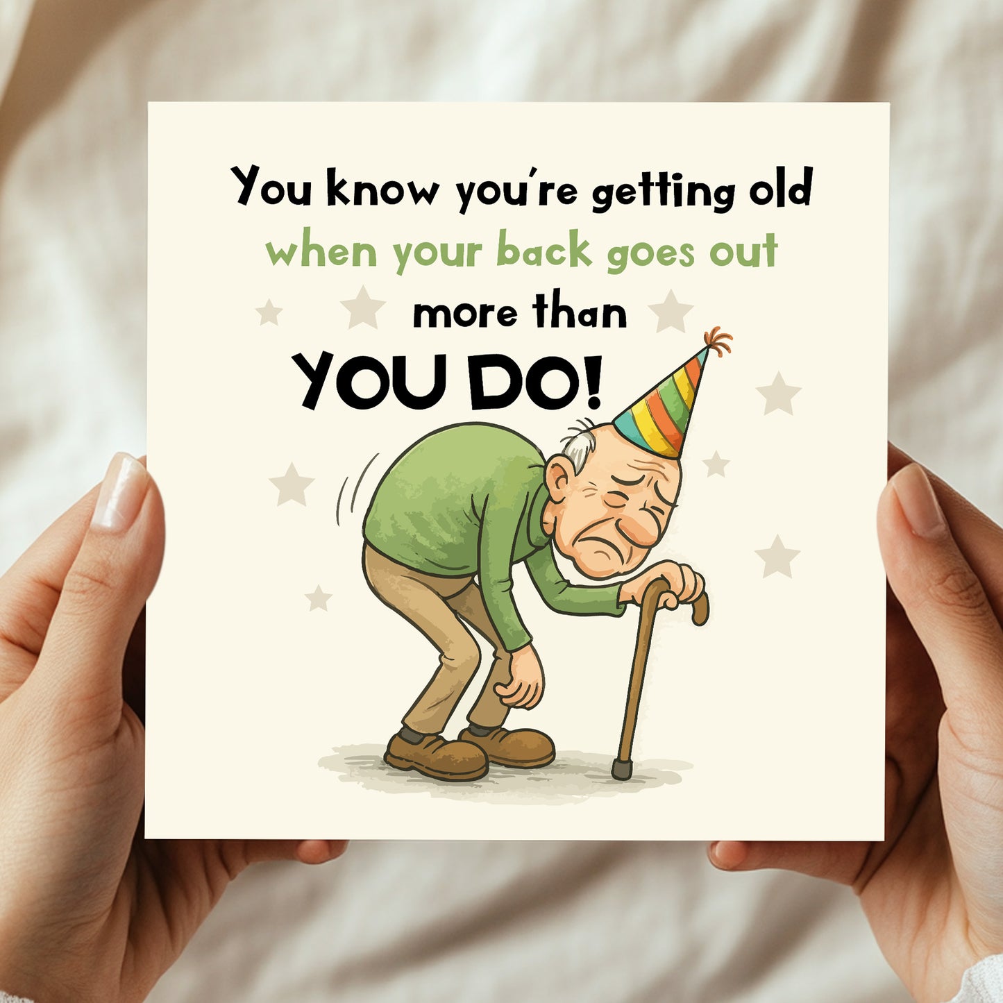 Funny Joke Dad Grandad Birthday Card With Envelope Included