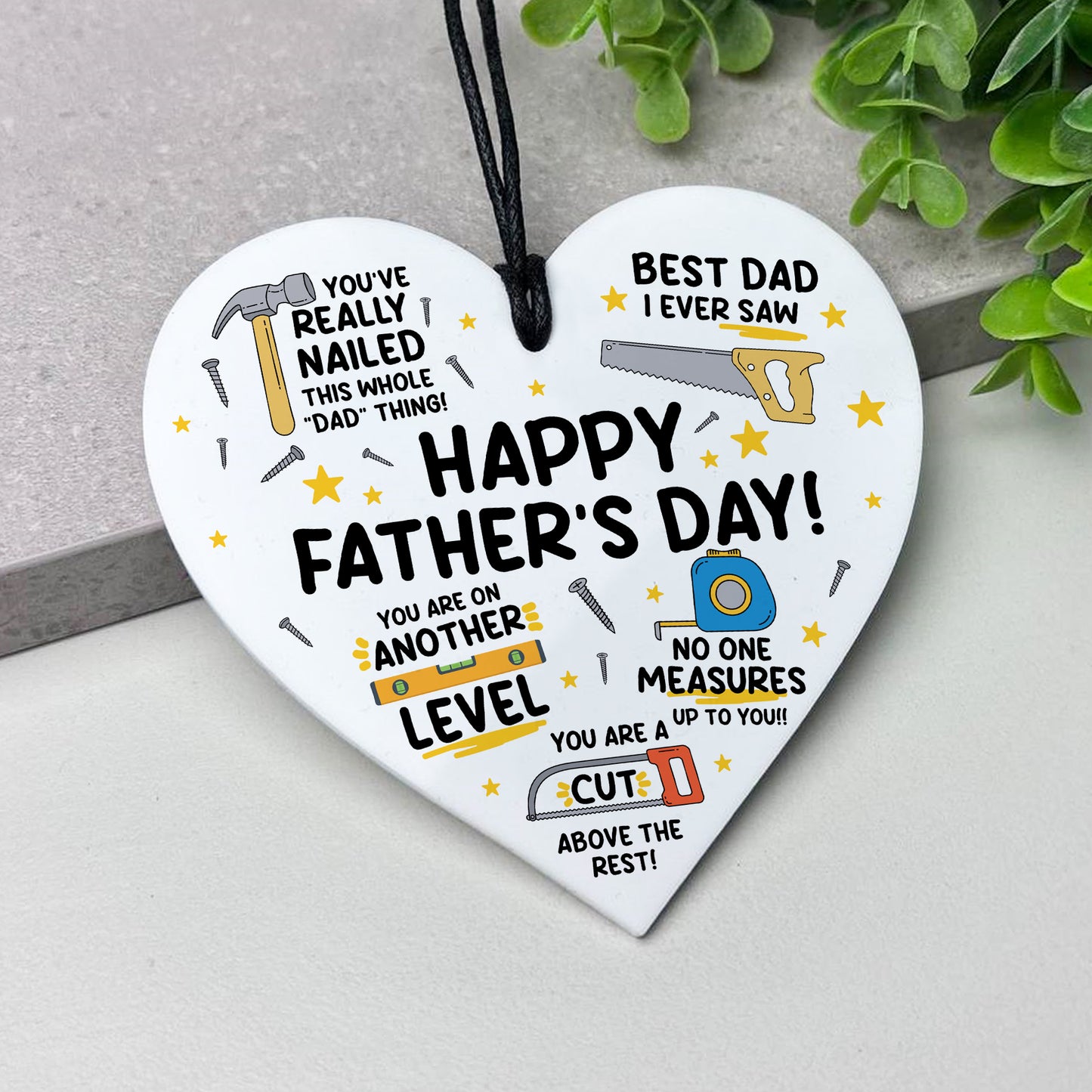 Funny Fathers Day Gift For Dad Grandad Hammer Tools DIY Birthday
