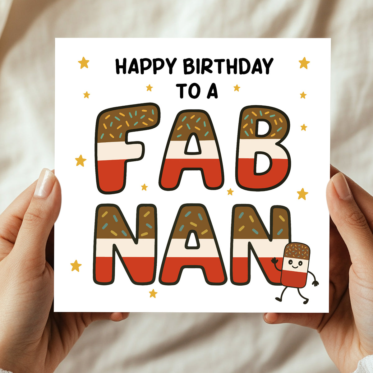 Happy Birthday Card For Nan FAB NAN CARD From Granddaughter