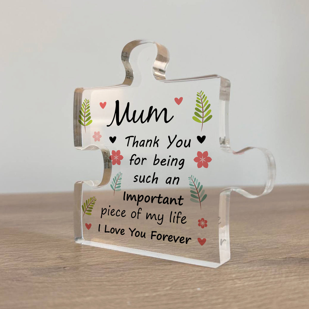Gifts For Mum Acrylic Puzzle Piece Best Mum Gifts from Daughter