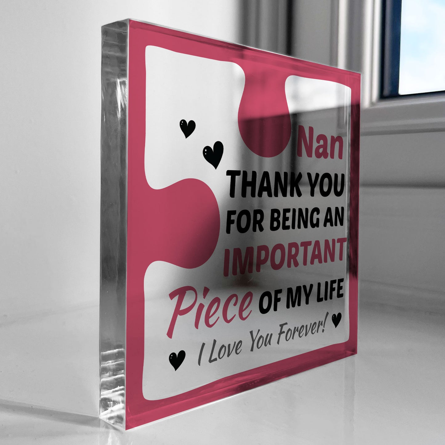 Birthday Gifts for NAN Acrylic Block Puzzle NAN BIRTHDAY GIFT