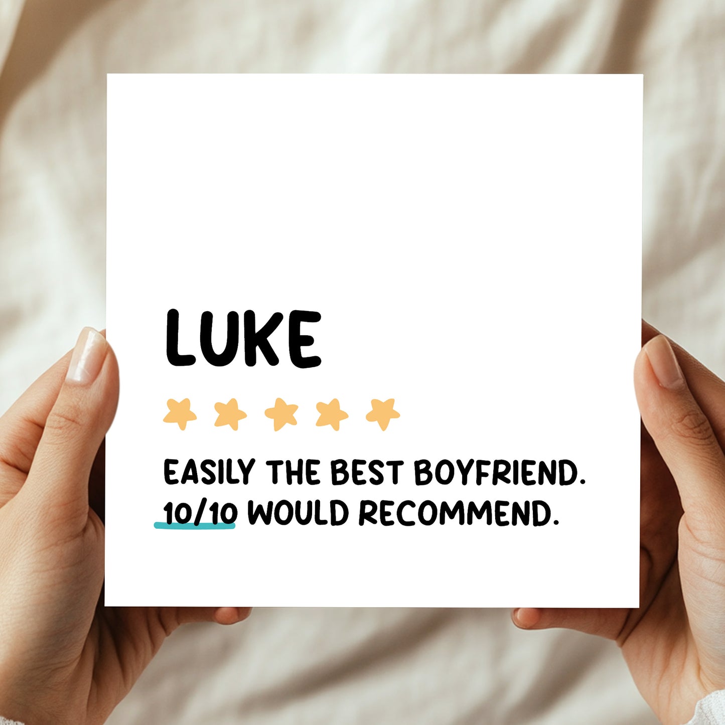 Funny Card For Boyfriend For Birthday Anniversary Personalised