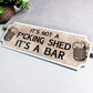 Novelty Home Bar Sign Funny Garden Bar Plaque Man Cave Garage