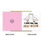 Card For Valentines Anniversary Card With Envelope I Love You