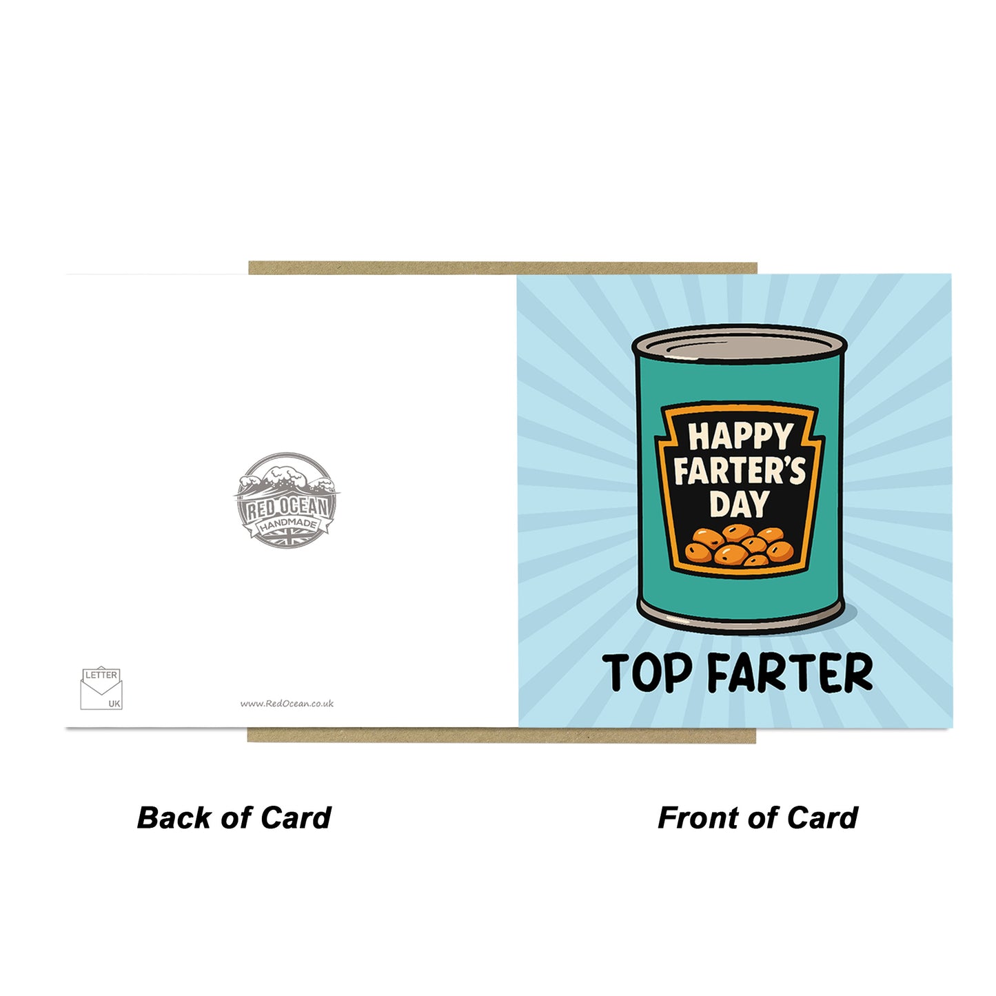 Funny Cards For Dad For Fathers Day TOP FARTER Dad Card