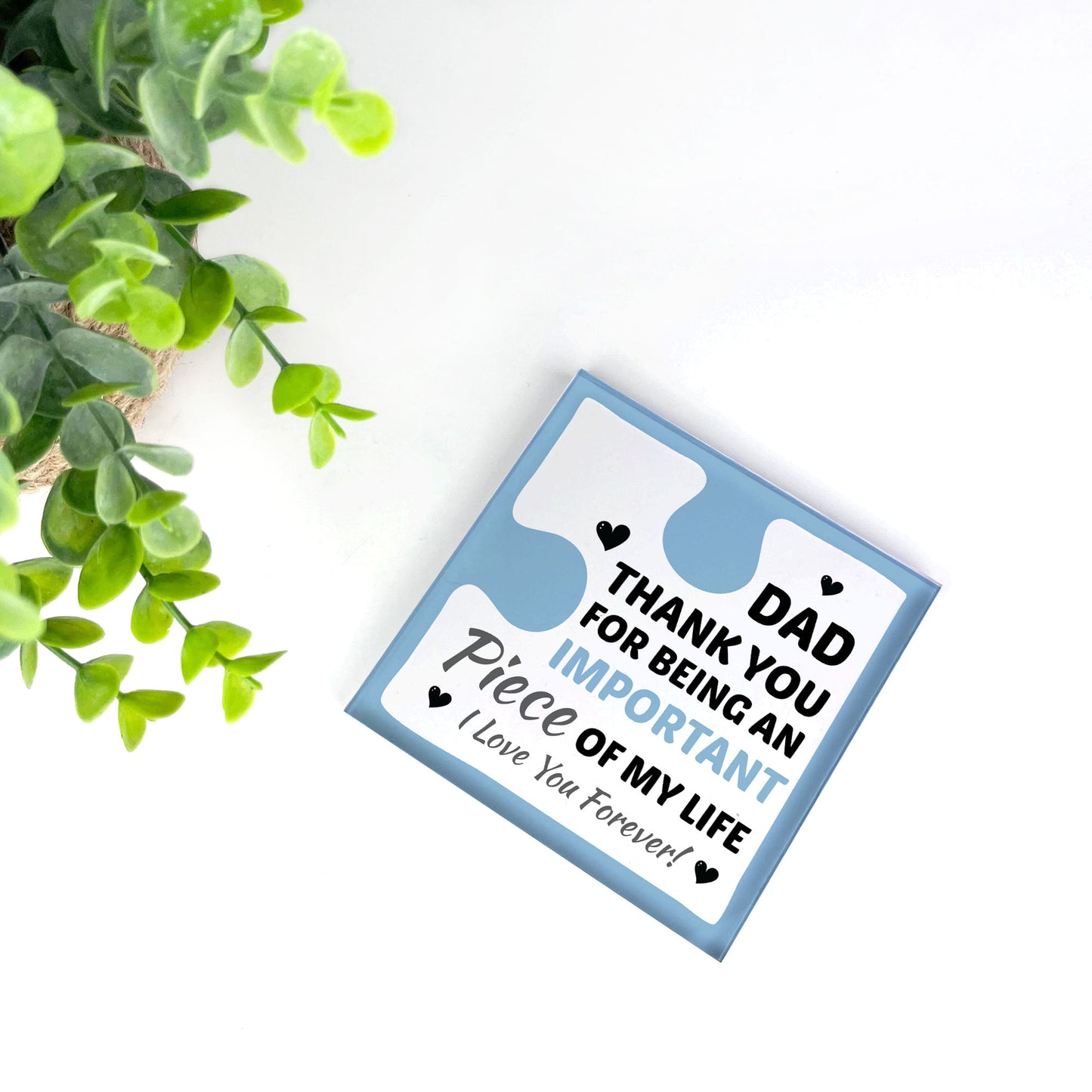 Birthday Gifts for DAD Acrylic Block Puzzle DAD BIRTHDAY GIFT