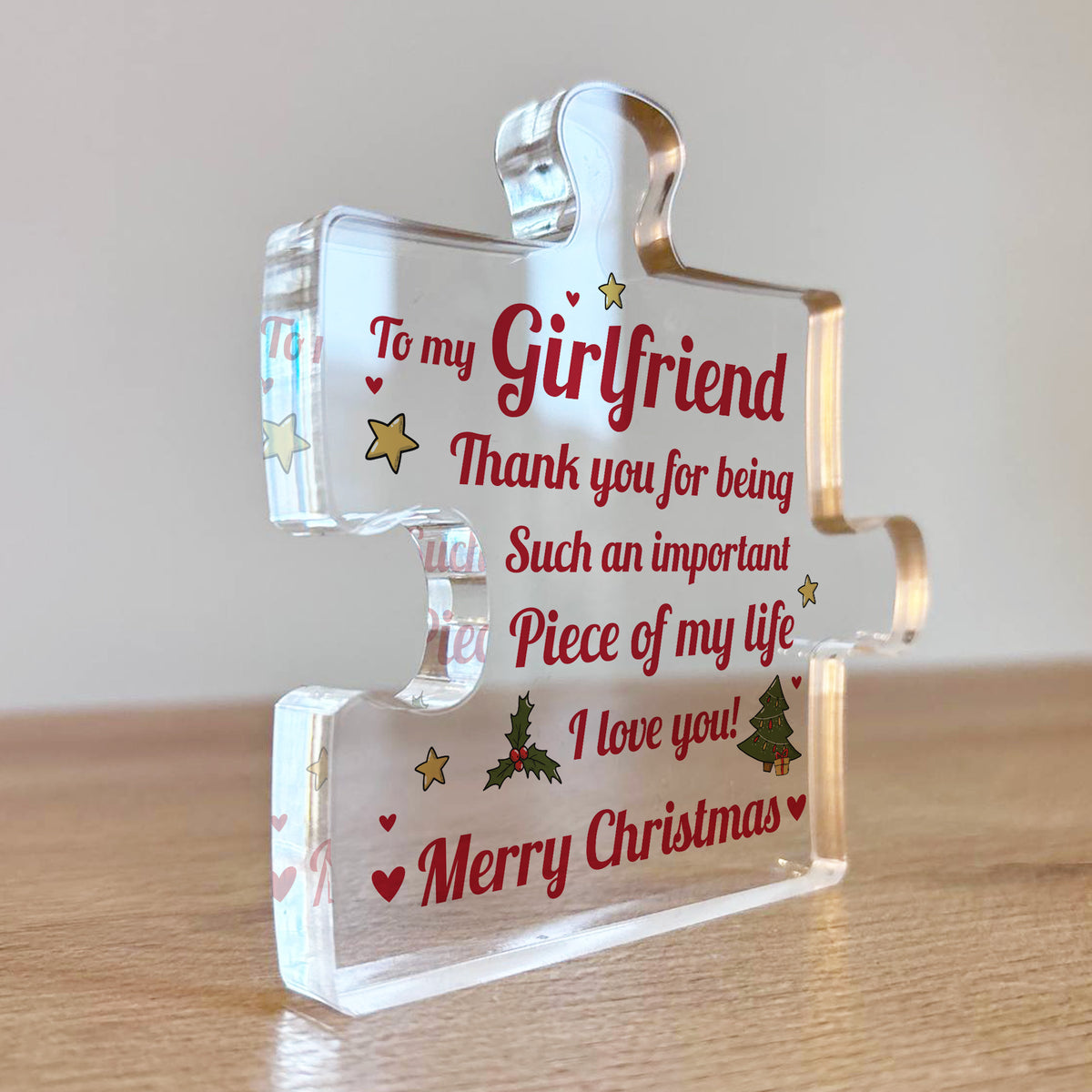 Gifts For Girlfriend Thank You Important Piece Of My Life