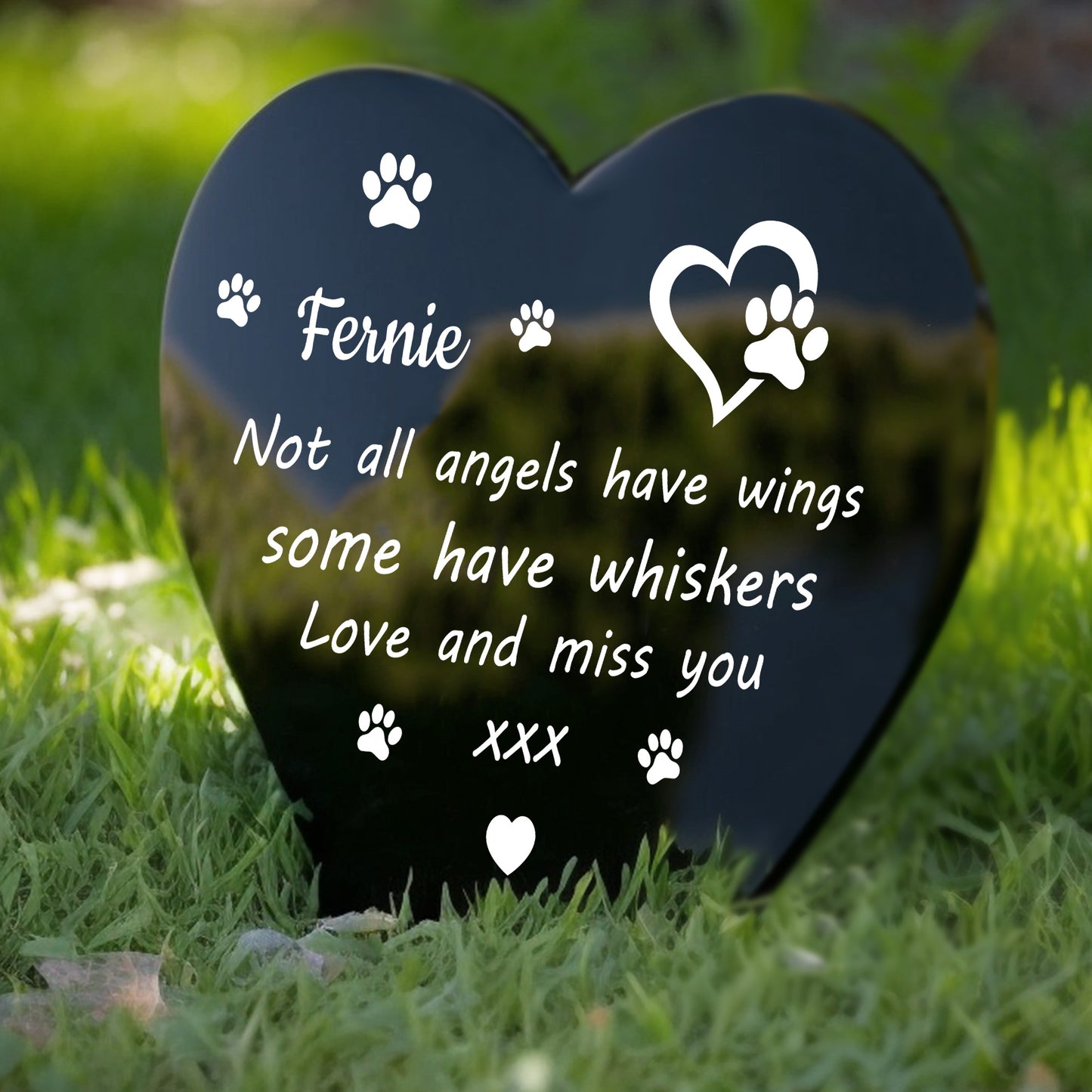 Pet Memorial Garden Grave Stake Dog Graveside Memorial Decor