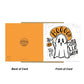 BOO Halloween Card For Friend Daughter Son Couple Card For Him