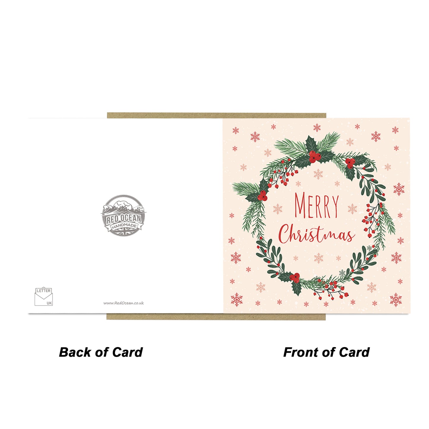 Christmas Card, Festive Xmas Card For Friend and Family