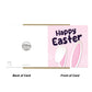 Happy Easter Card, Bunny Ears Easter Card, Card For Easter