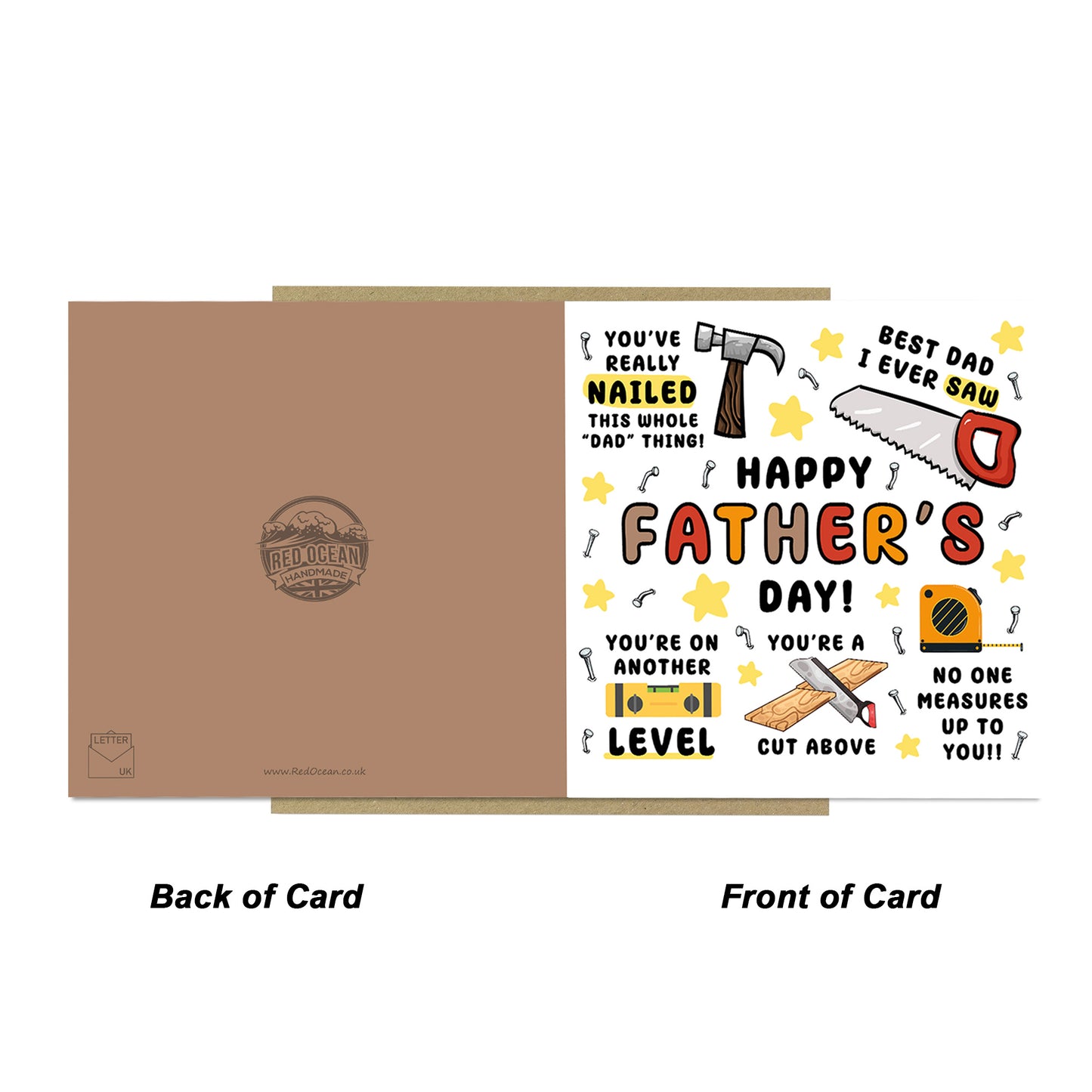 Fathers Day Card Novelty Tools Funny Cards For Dad Happy Fathers