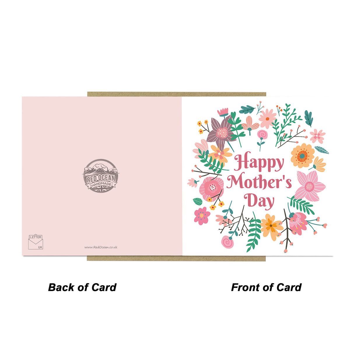 HAPPY MOTHERS DAY CARD Floral Mothers Day Card Nan Card Mum Card