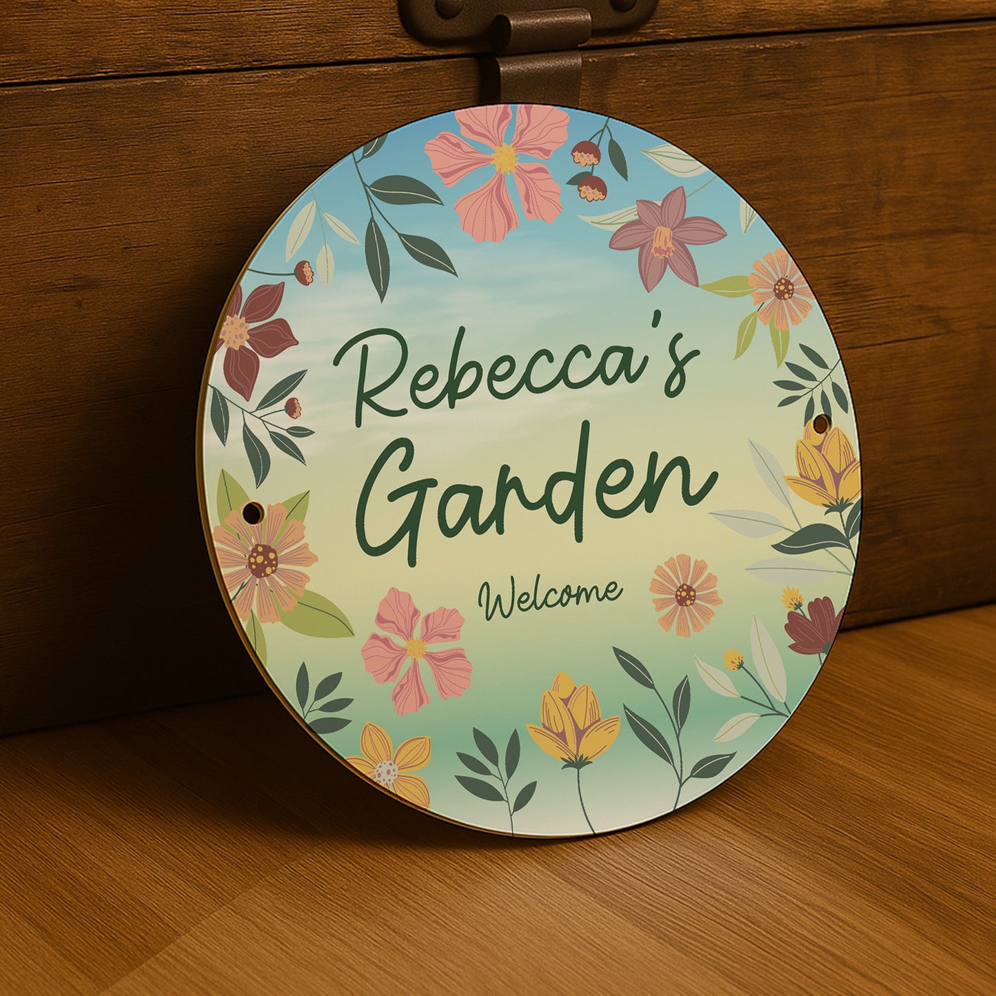 Personalised Garden Sign For Outside Garden Plaques Novelty Gift