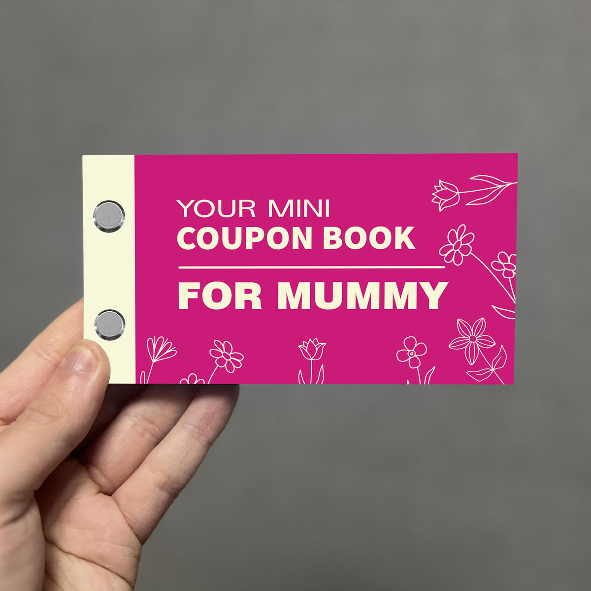 Coupon Book for Mummy, Coupon Cards for Mother's Day, Birthday