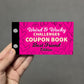 Novelty Best Friend Gifts Friendship Gifts For Her Coupon Book