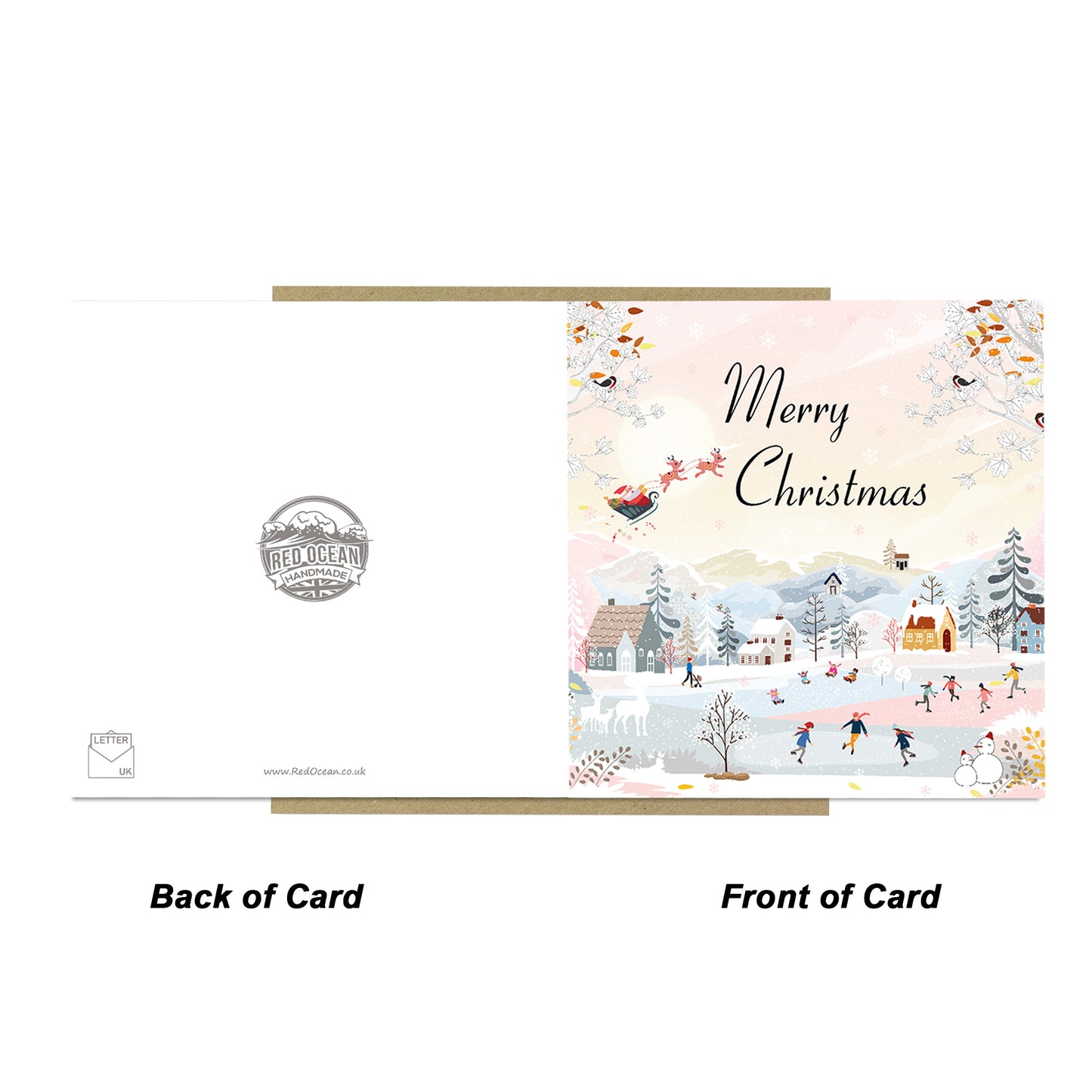 Christmas Card Seasons Greetings Festive Xmas Cards For Friends