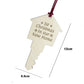 First Christmas New Home Bauble Engraved Wooden Tree Decoration