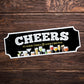 Cheers Plaque Bar Accessories for Home Pub Outside Decoration