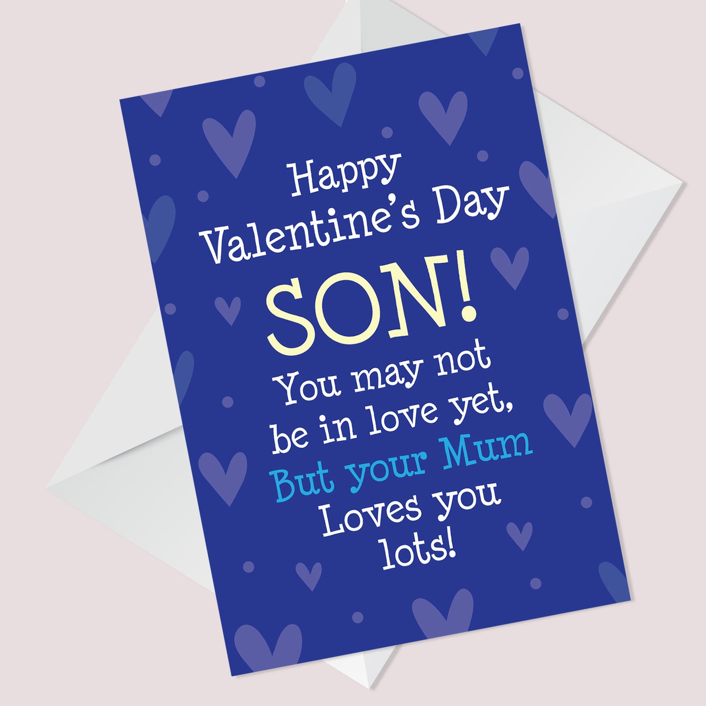Valentines Day Card For Son Love Card From Mum Son Card