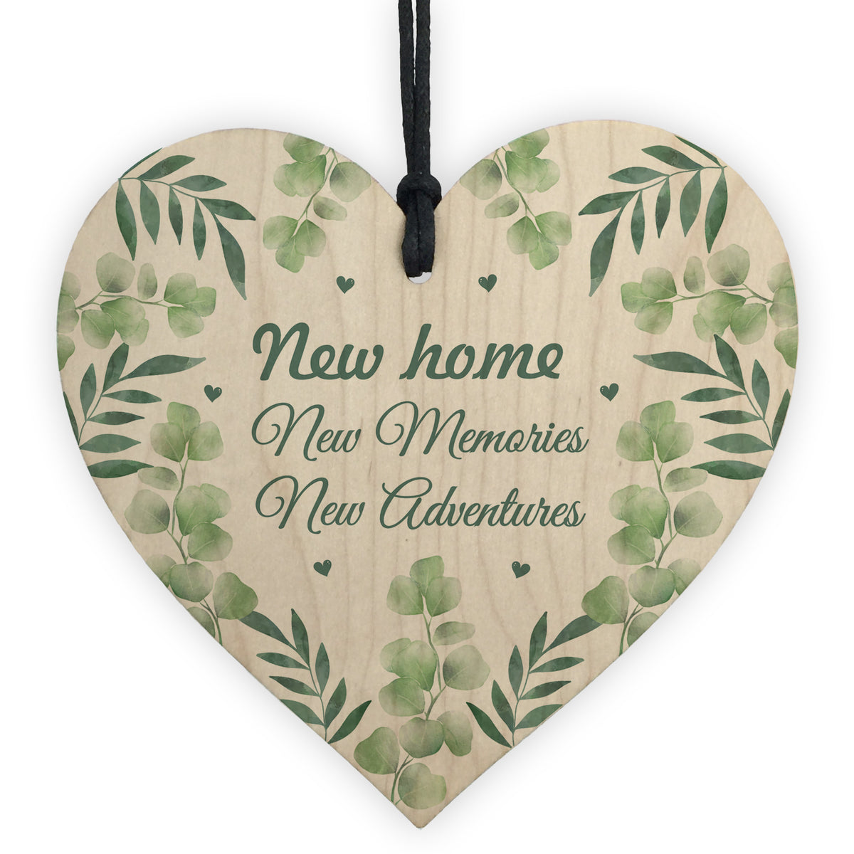 new home congratulations keepsake card and heart, house warming