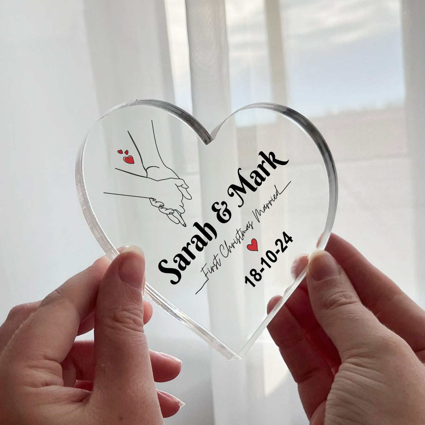 Personalised First Christmas Married Wedding Christmas Present