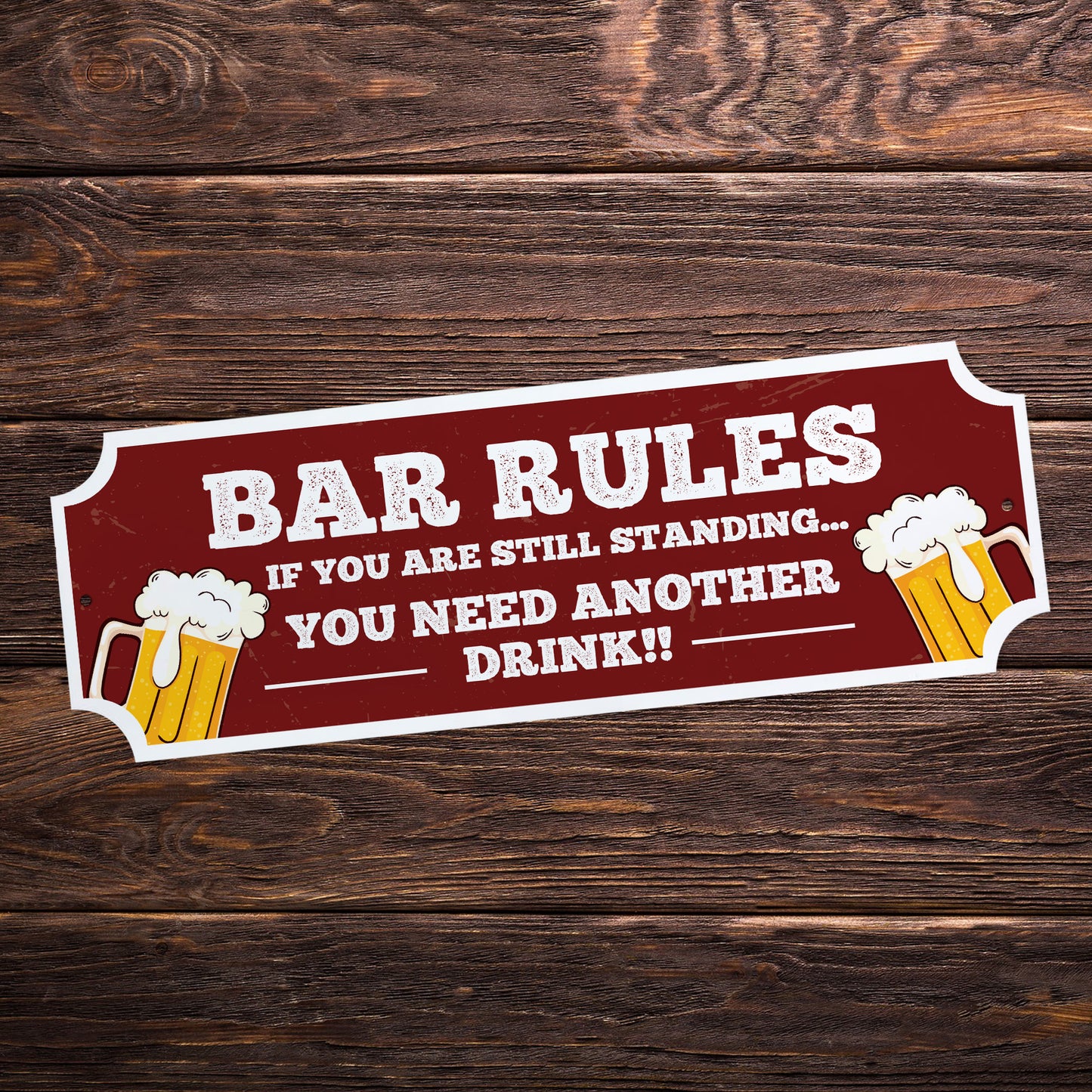 Acrylic Bar Sign Bar Rules Plaque Bar Accessories for Home Pub