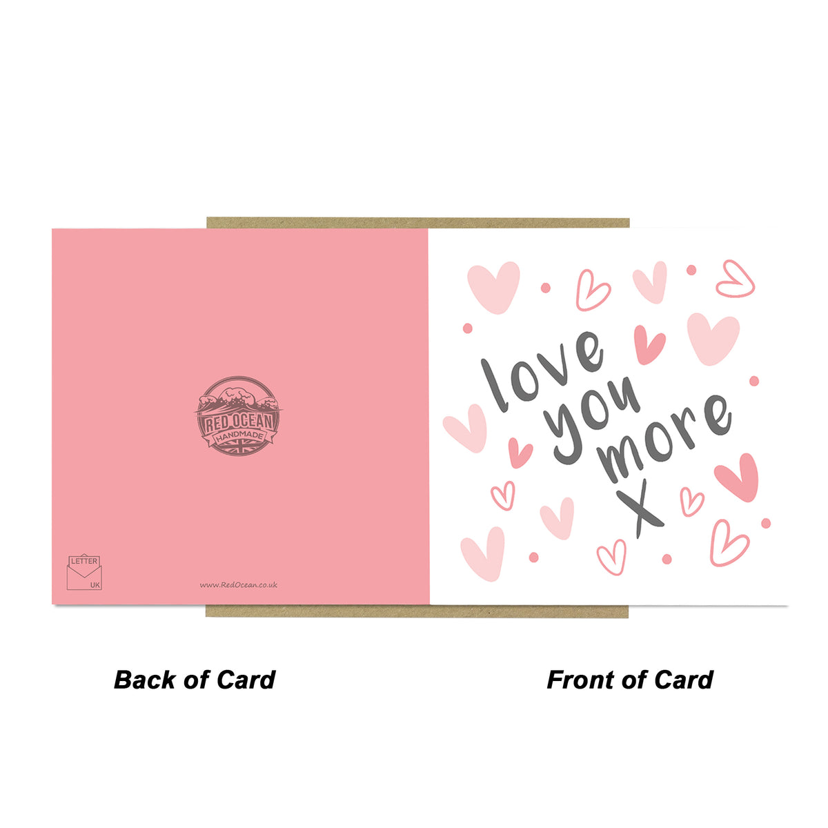 Valentines Day Card For Him Her, Love You More Card, Anniversary