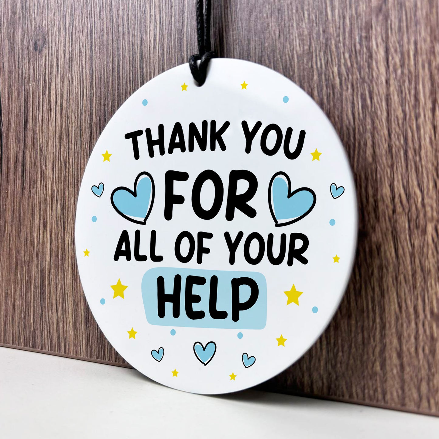 Thank You For Your Help Gift For Friend Volunteer Teacher Mentor