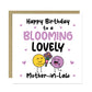 Birthday Gift For Mother In Law BLOOMING LOVELY MOTHER IN LAW
