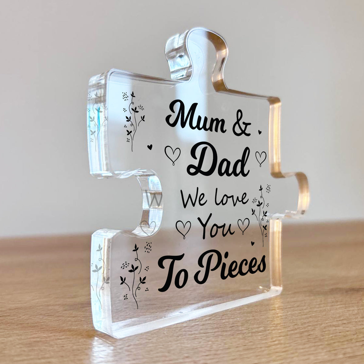 Gifts For Mum And Dad We Love You To Pieces Gift From Daughter