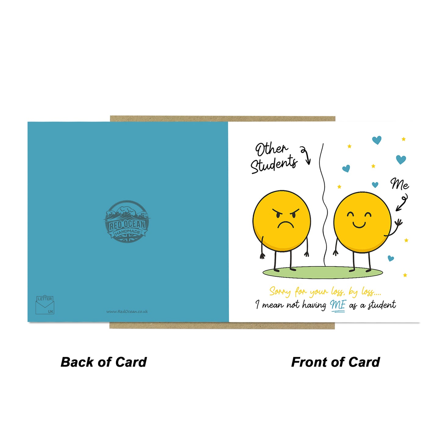 Funny Leaving School Nursery College Card For Teacher Goodbye