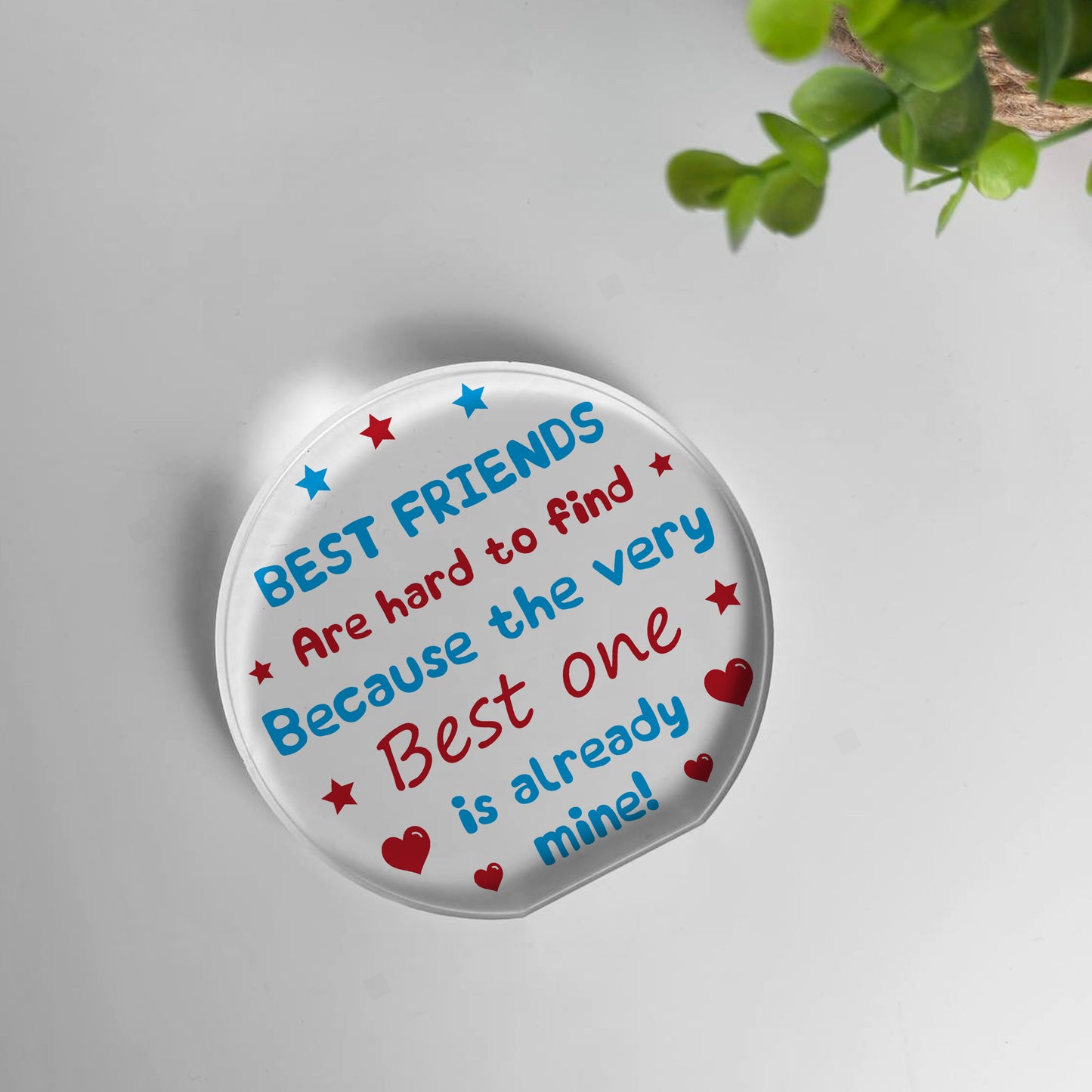 BEST FRIEND PLAQUE Special Thank You Gift For Friend