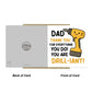 Funny DIY Handyman Dad Card For Fathers Day Birthday Novelty