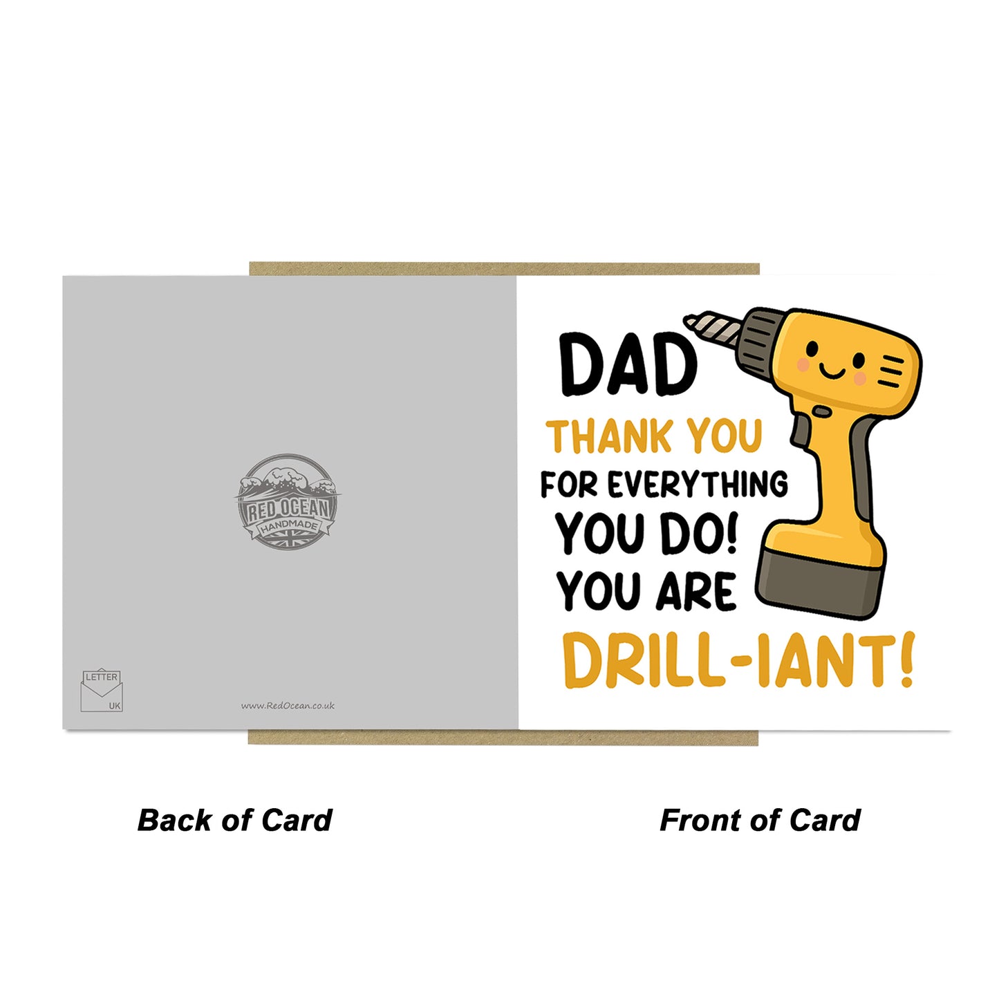 Funny DIY Handyman Dad Card For Fathers Day Birthday Novelty