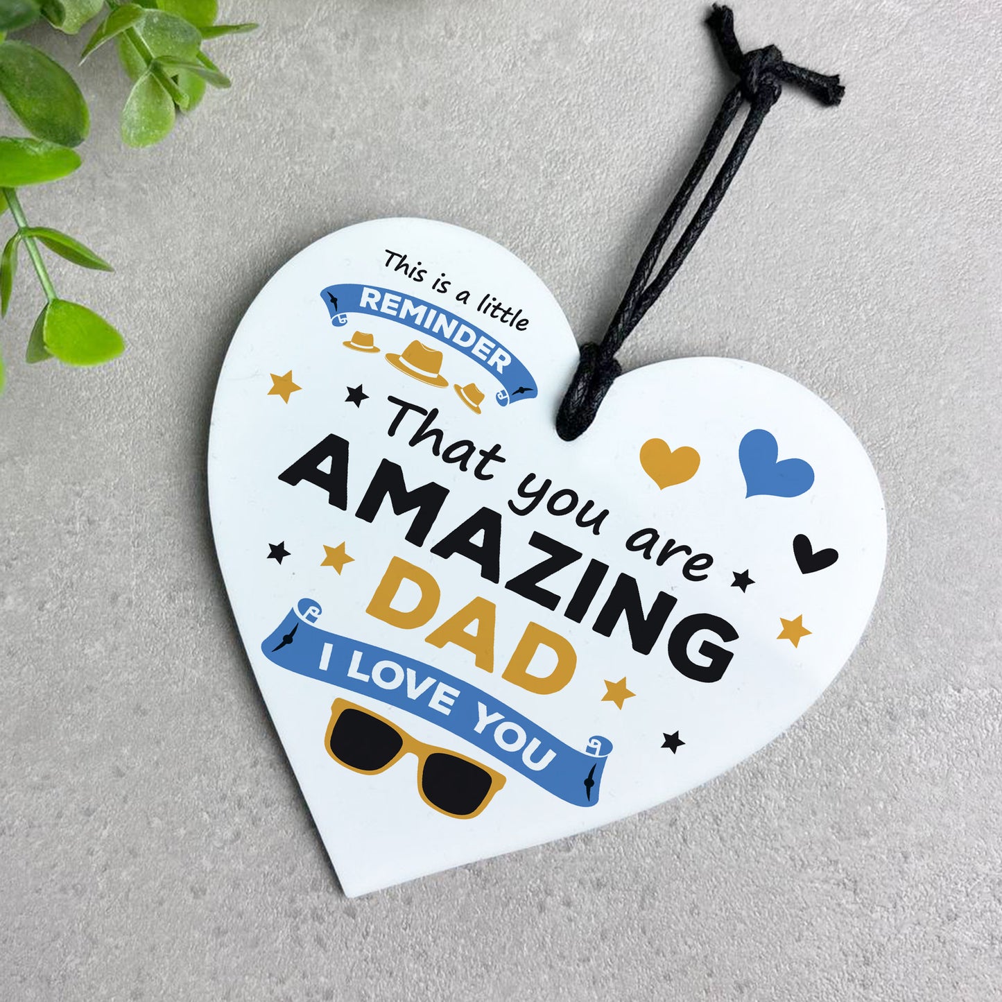 Gift For Dad For Fathers Day Birthday Amazing Dad Plaque Gift