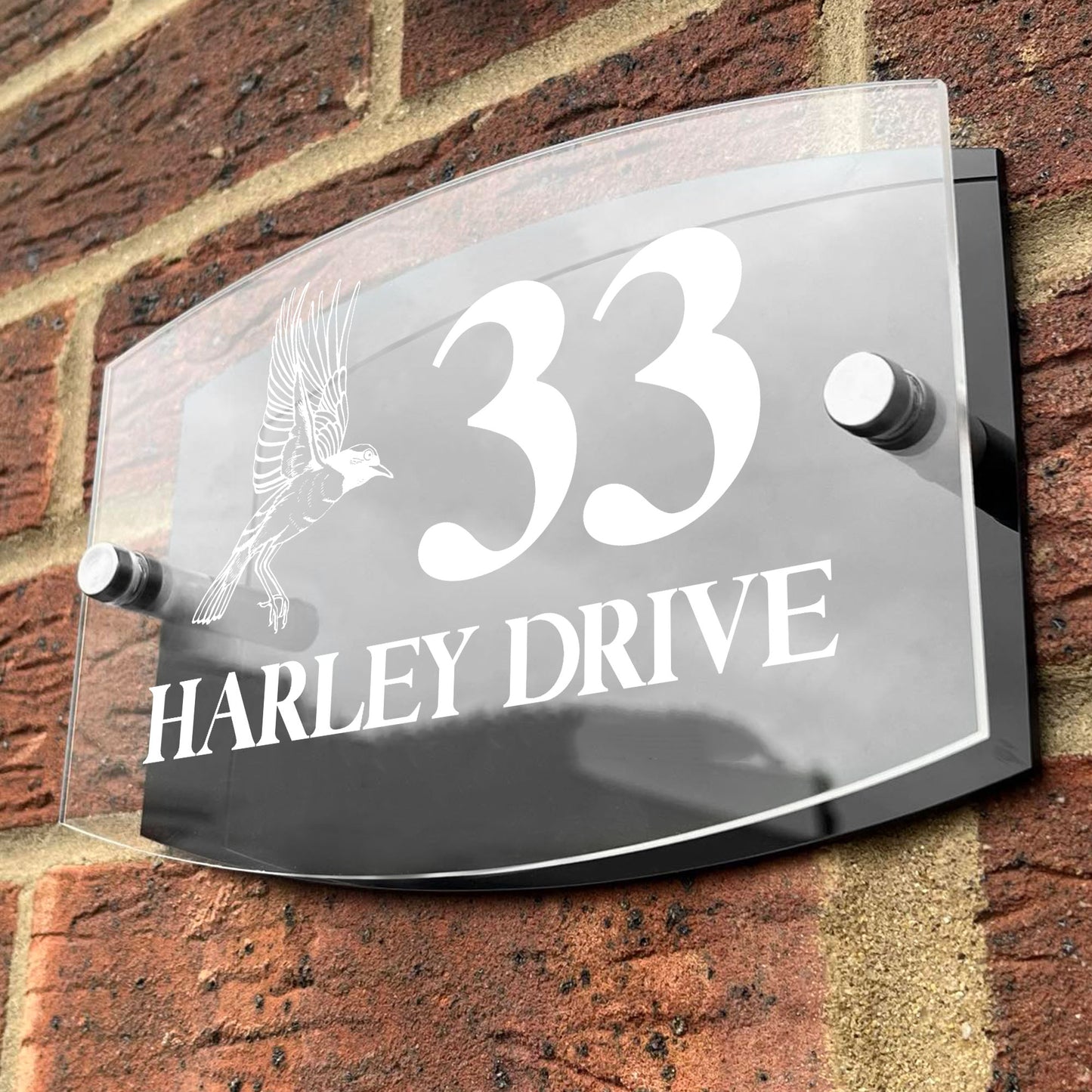 Personalised House Sign Door Number Plaque Custom Door Sign