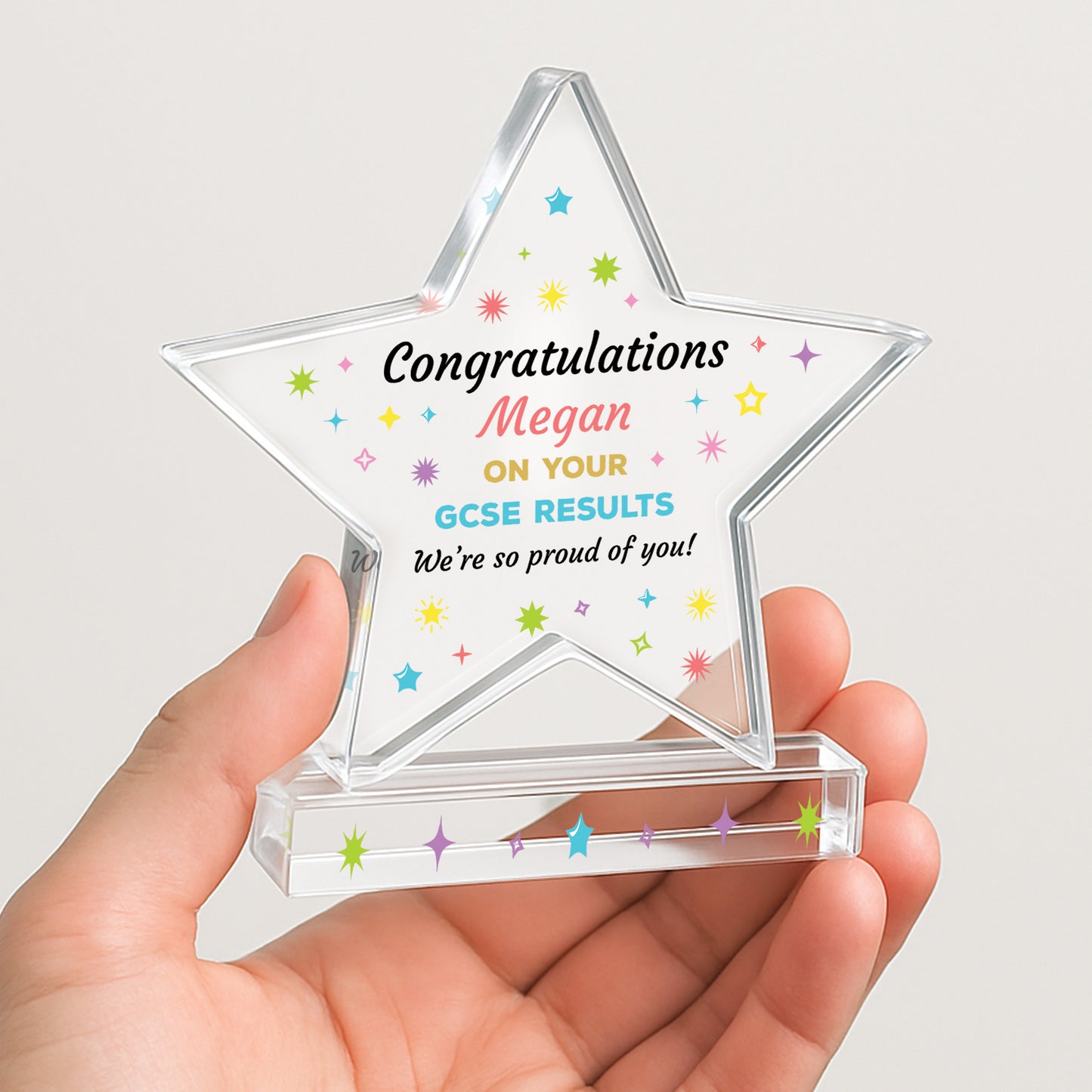 Personalised GCSEs Results Congratulations Plaque Award Passed