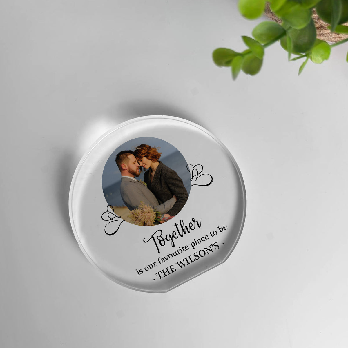 Gift For Couple On Anniversary Valentines Day Personalised Photo
