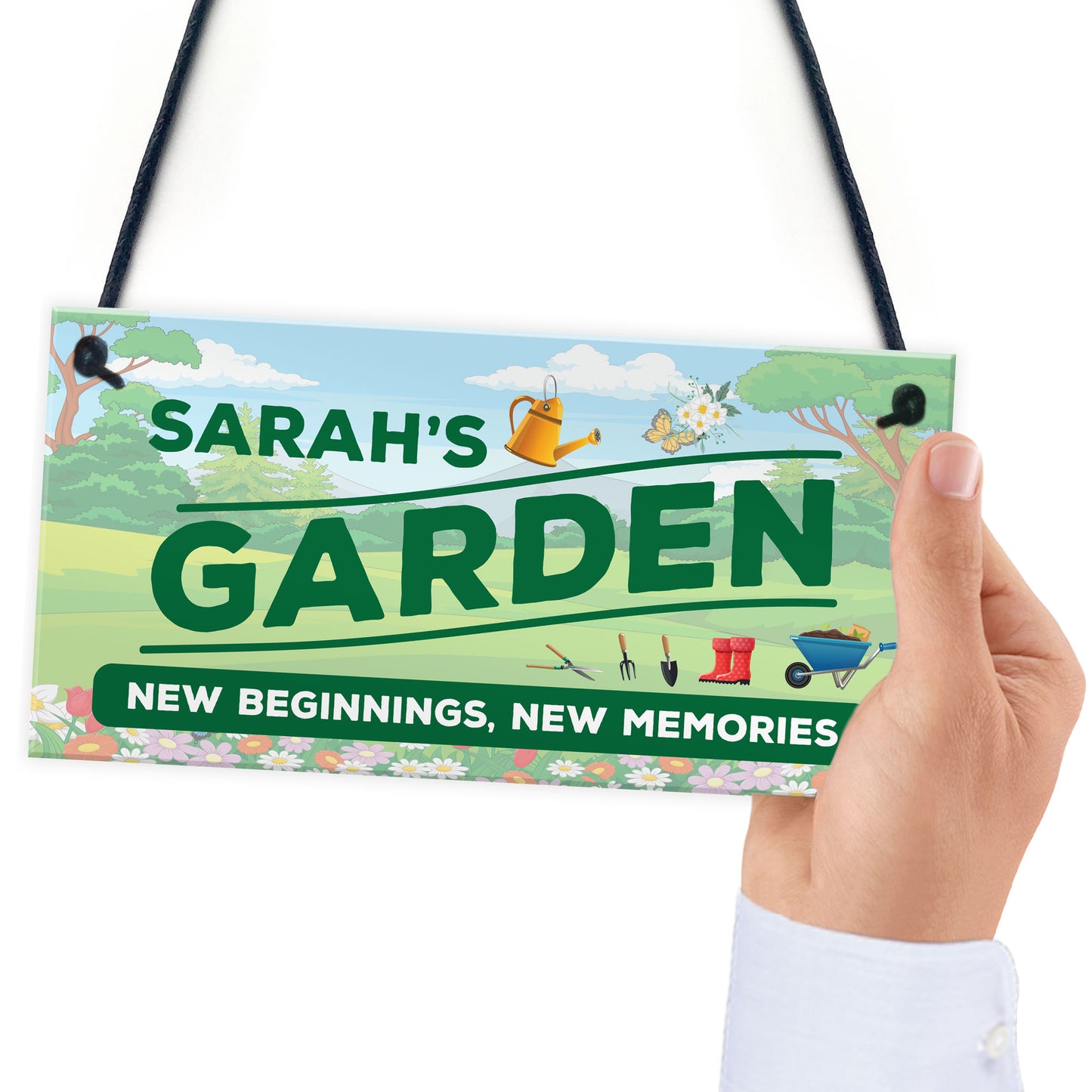 GARDEN SIGNS Wall Door Sign Welcome Sign For Garden Shed