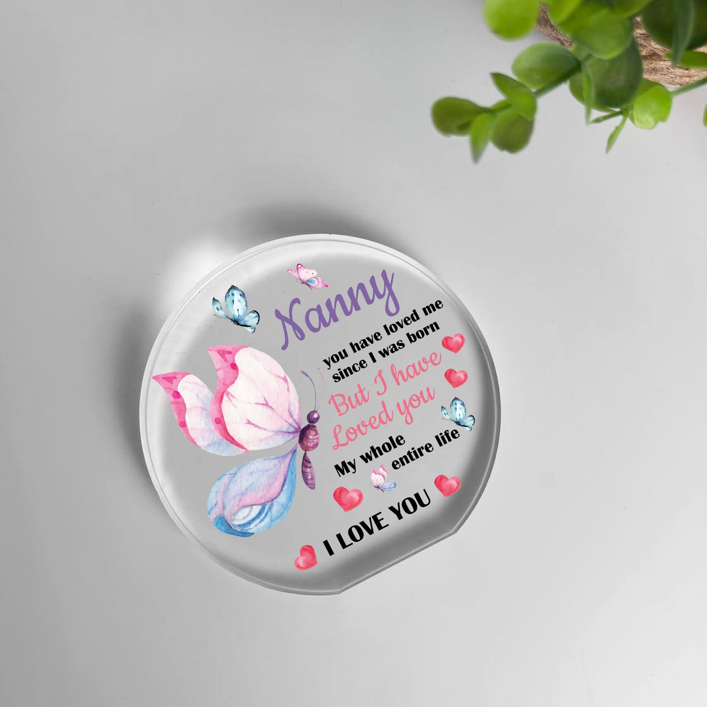 Nanny Gift Unique Gifts for Nanny Birthday Christmas Gift Plaque