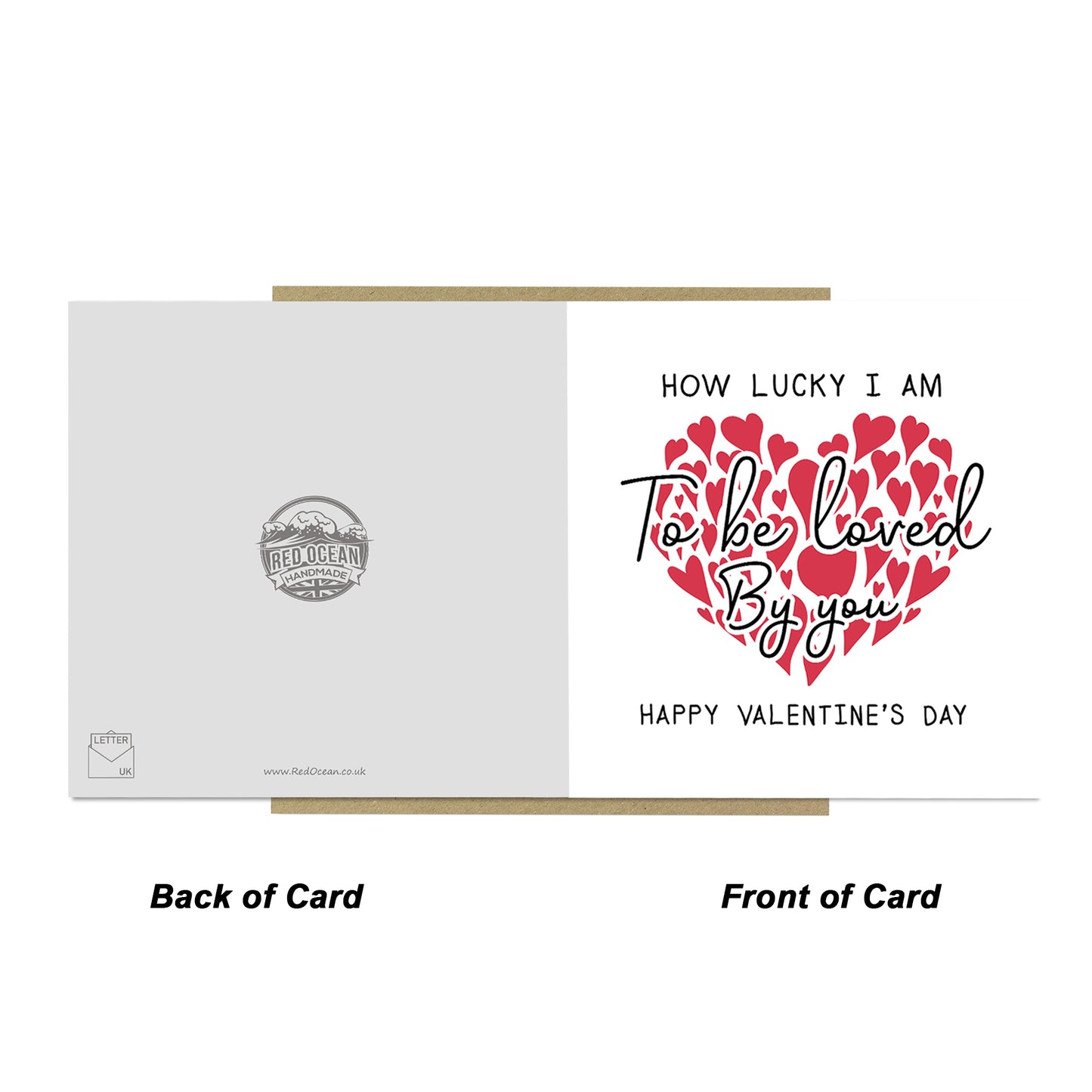 Valentines Card Special Card For Boyfriend Lucky Card Husband