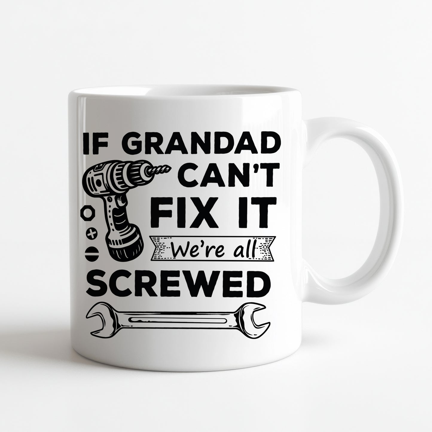 Grandad Gifts Coffee Tea Mug From Granddaughter and Grandson