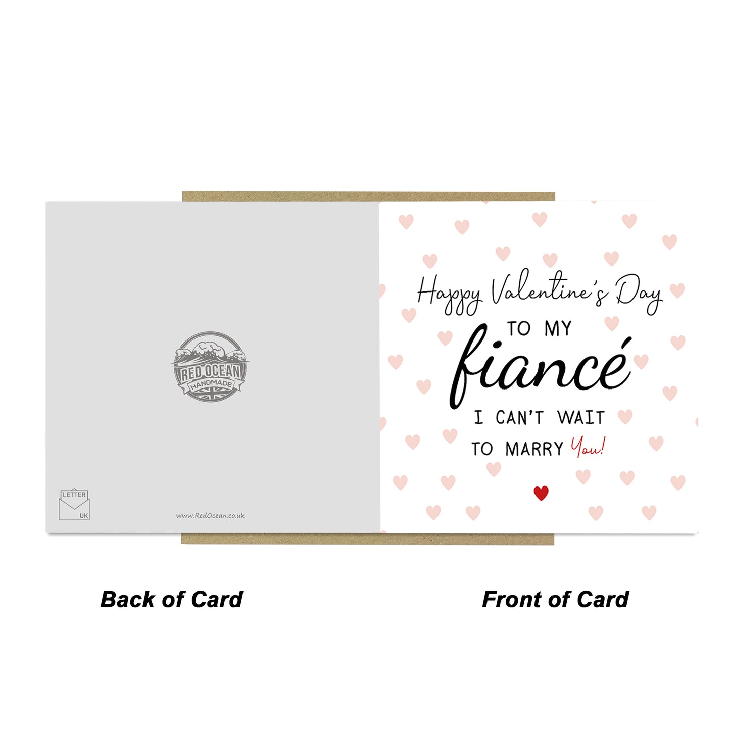 Valentines Card For Fiance, Valentine's Gifts For Him Her