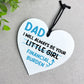 Funny Joke Dad Gift From Daughter Daddys Little Girl Plaque