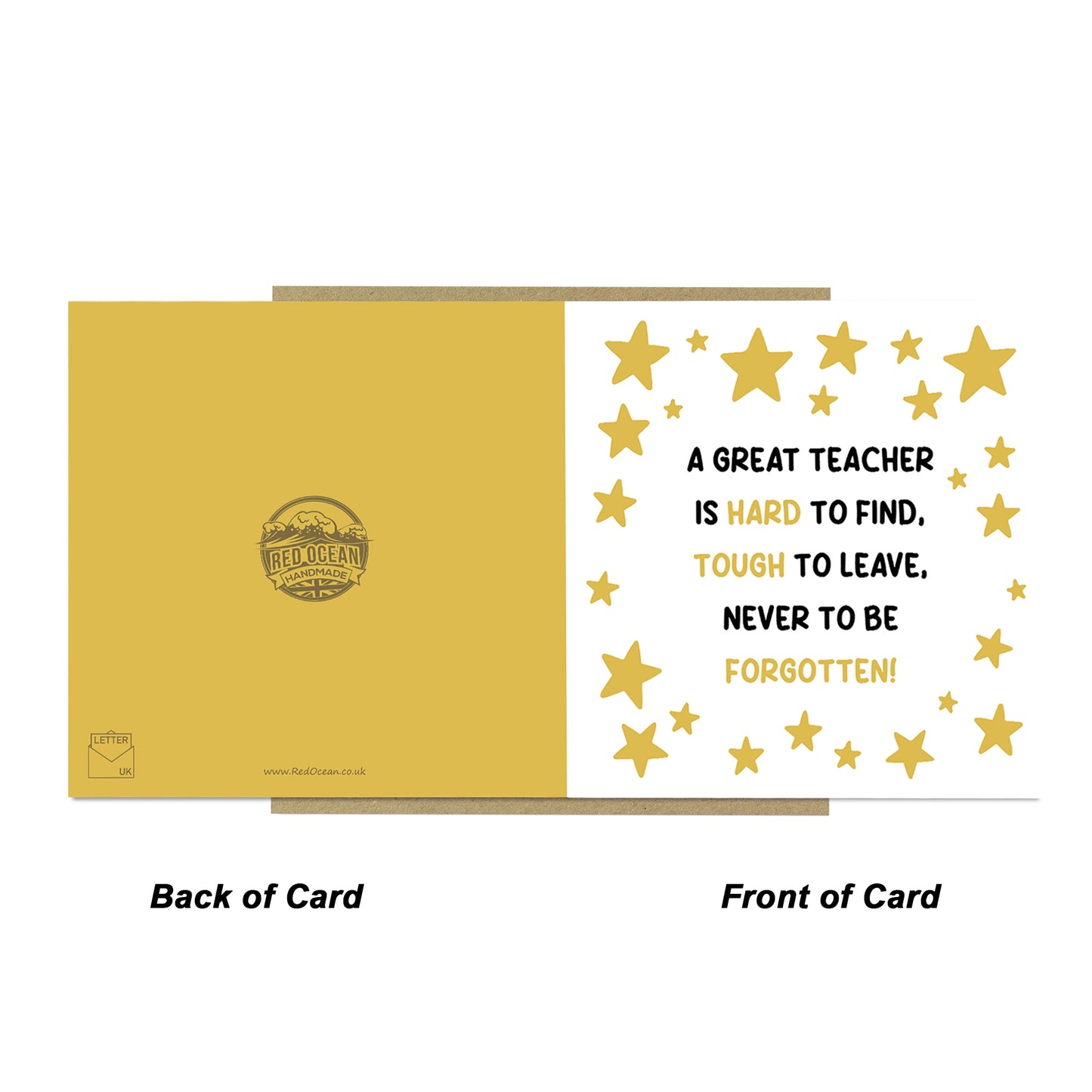 Best Teacher Cards From Kids Students Thank You Card For Teacher