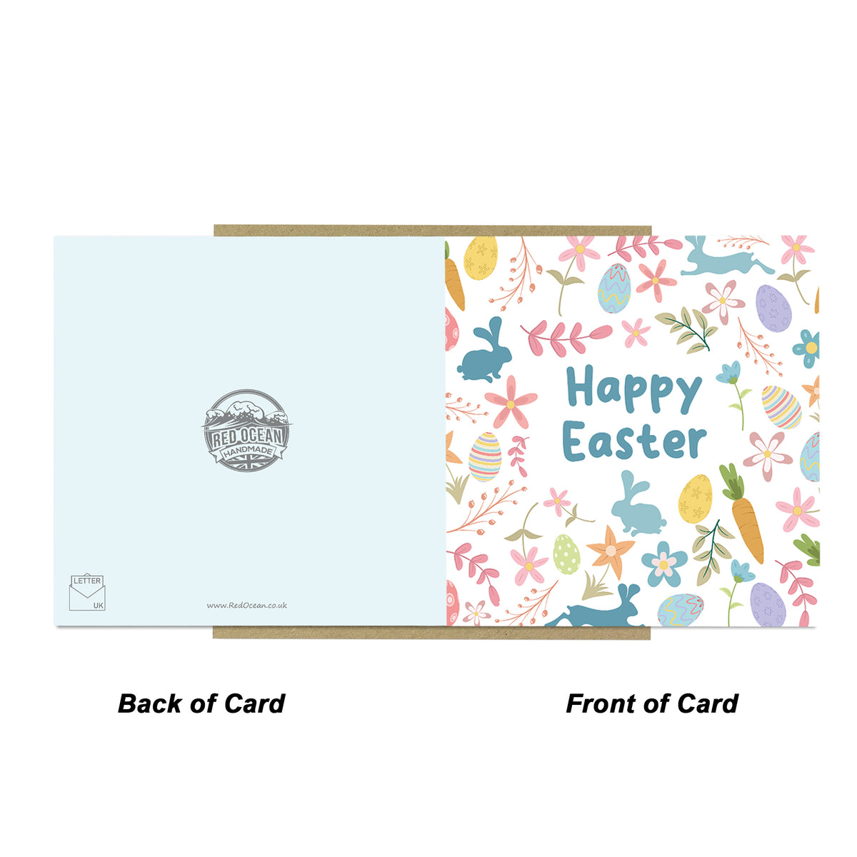 Easter Card Cute Easter Card HAPPY EASTER CARD Easter Egg CarD