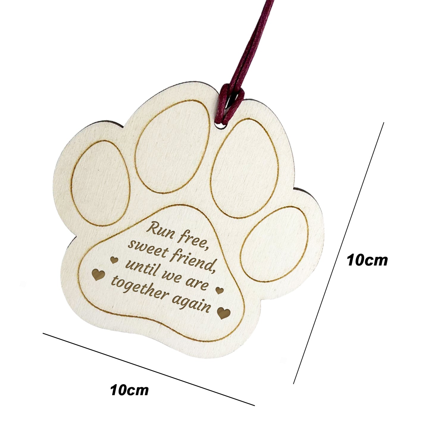 Pet Memorial Plaque For Dog Puppy Memorial Christmas Tree Decor