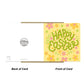Colourful Easter Card Cute Easter Card Happy Easter Card
