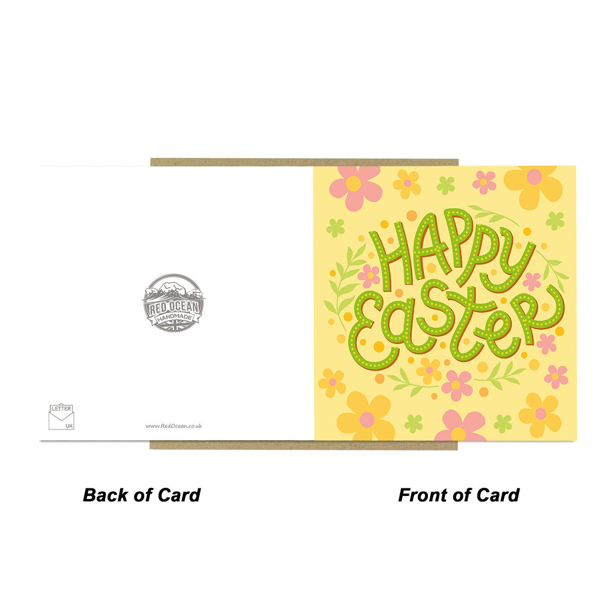 Colourful Easter Card Cute Easter Card Happy Easter Card